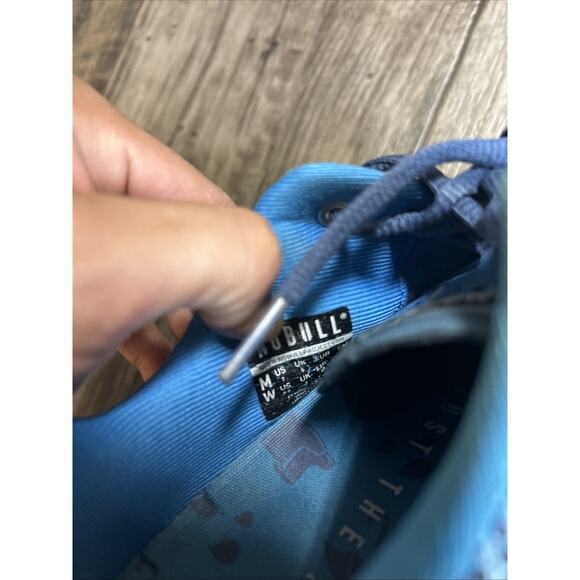 NoBull Cherry Blossom Size 7 M /8.5 WBlue Superfabric Athletic Training Shoes - Picture 3 of 6